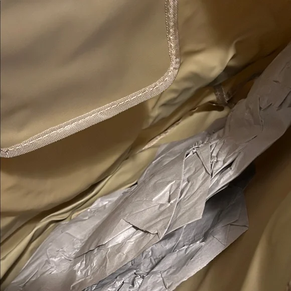 Basic Editions Tan Tote Bag with Brown Handles - Picture 5 of 5